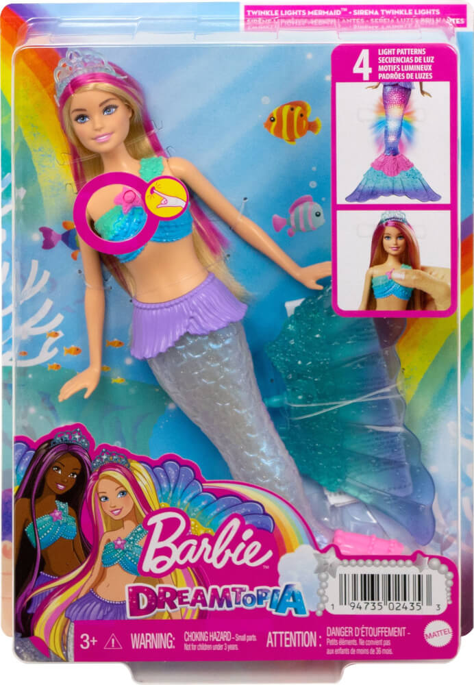 Barbie Malibu Zauberlicht Meerjungfrau Puppe