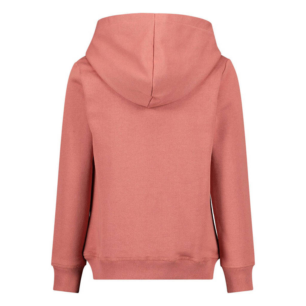 ESPRIT hoodie met logo zalmroze