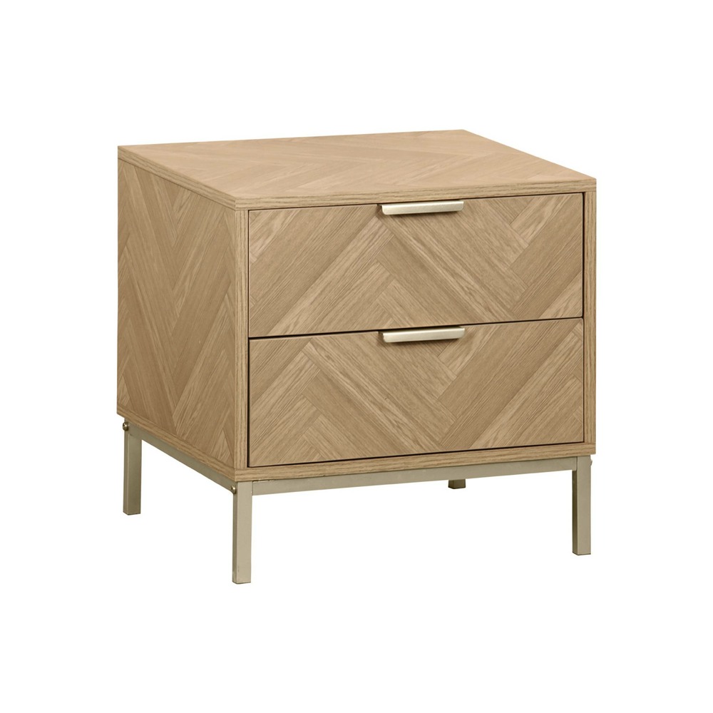 Lot de 2 tables de chevet. Budapest. Deux tiroirs. L 45 x l 40 x h 45cm