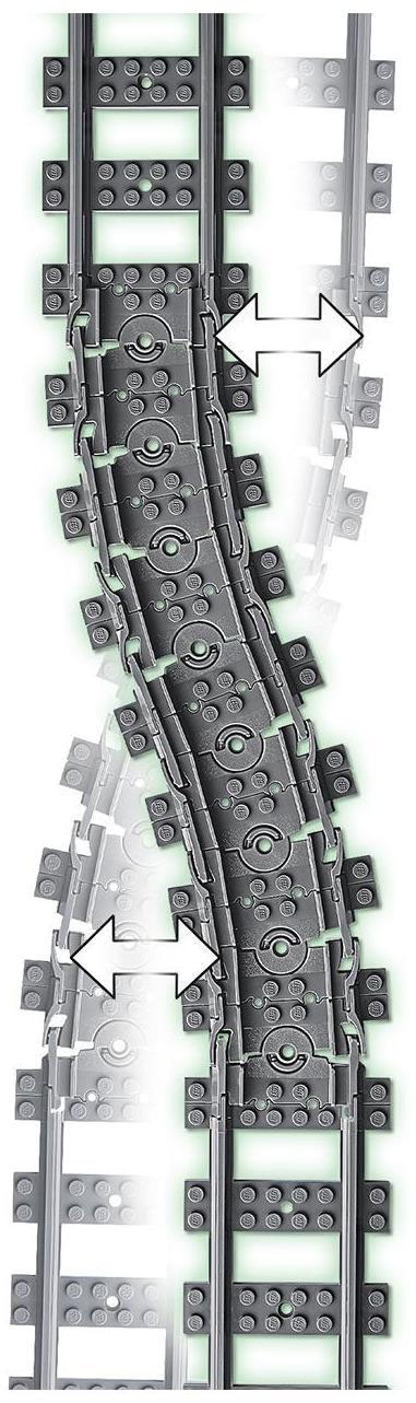LEGO® Konstruktionsspielsteine »Schienen (60205),  LEGO® City« Made in Europe