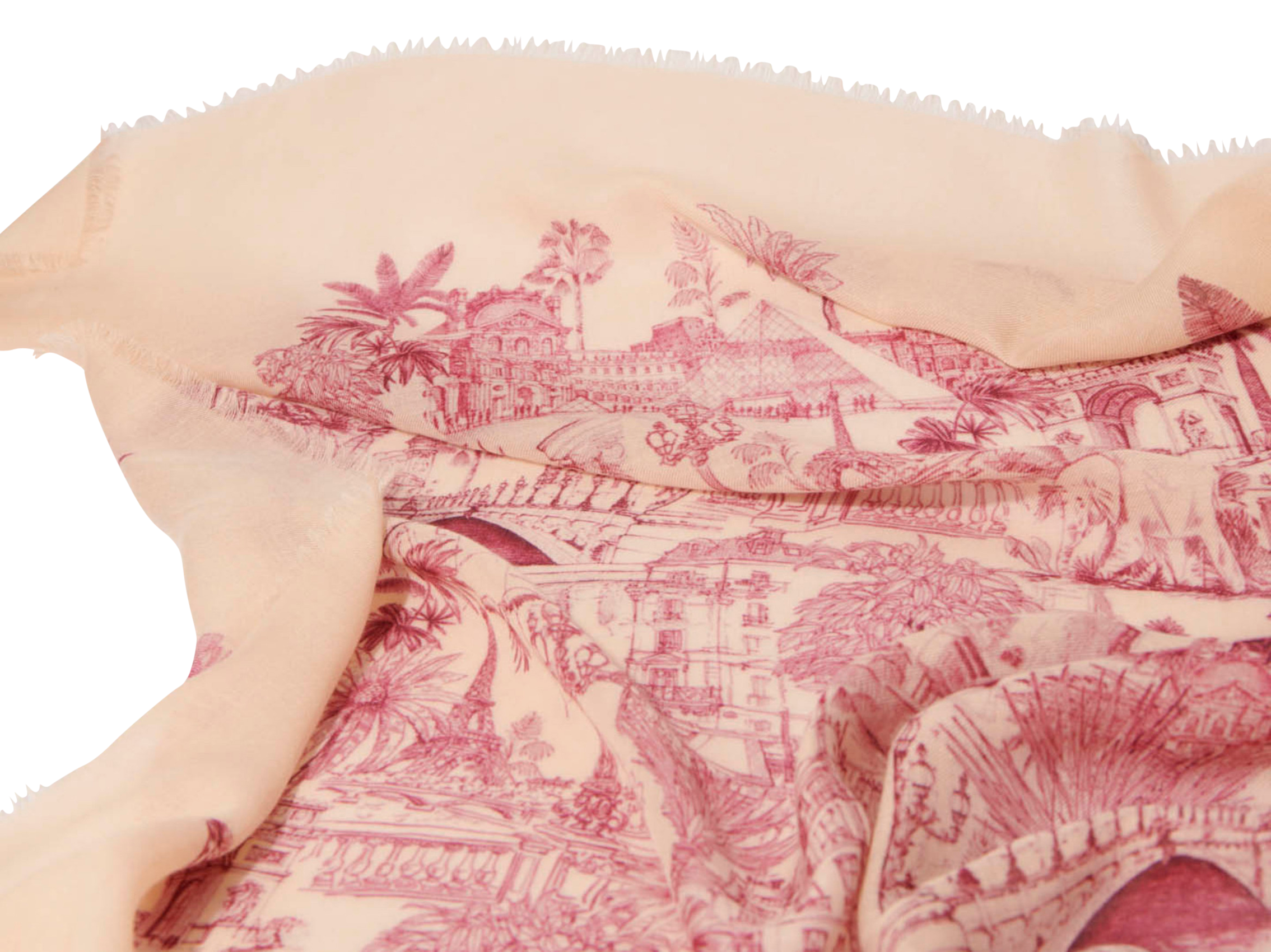 Foulard imprimé | Rose