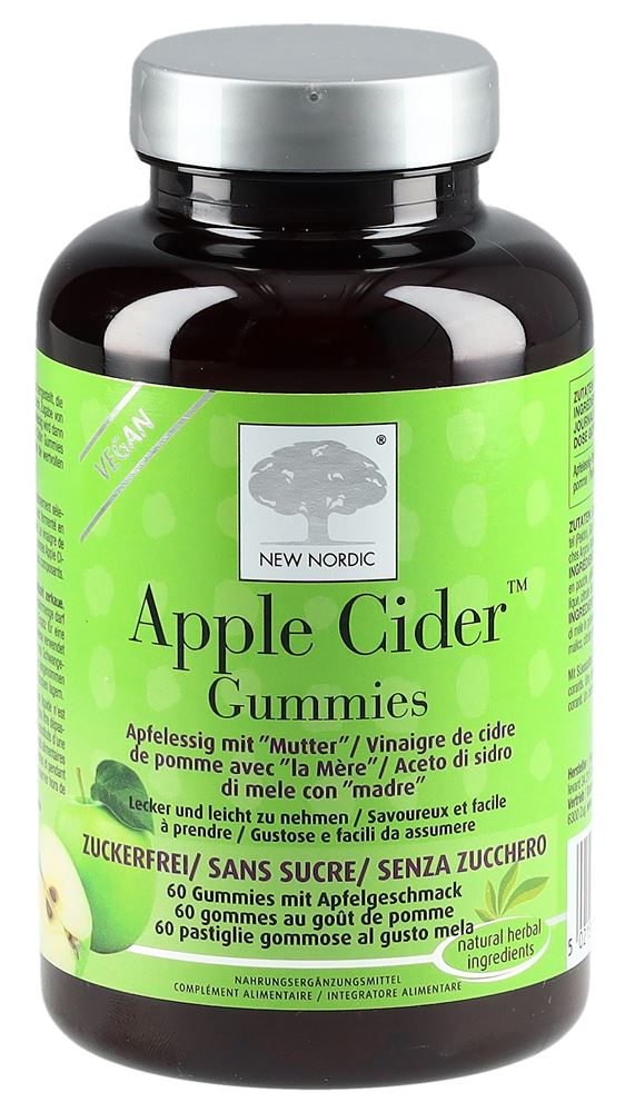 NEW NORDIC Apple Cider Gummies<br>60 Stück, Dose