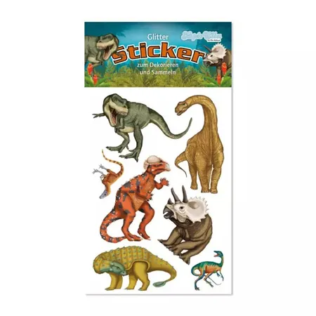 Lutz Mauder TapirElla Glitter Sticker Dinos