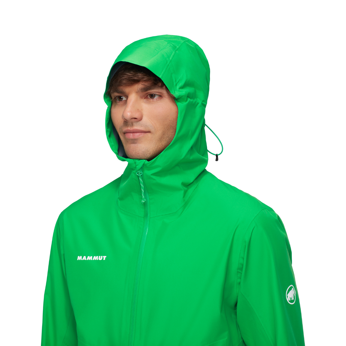 Mammut Alto Light HS Hooded skal- og regnjakke, herre (Pinea)