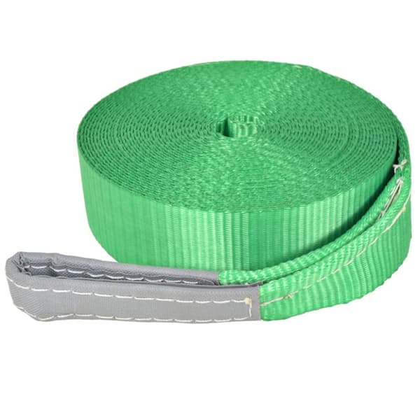 vidaXL Slakkline 15 mx 50 mm 150 kg grønn