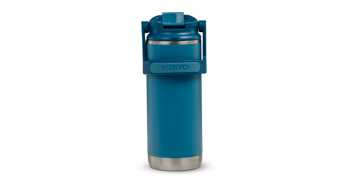 IglooFlip ‘n’ Sip Tumbler 16 oz, 0,47 liter drinkfles  (Blauw)