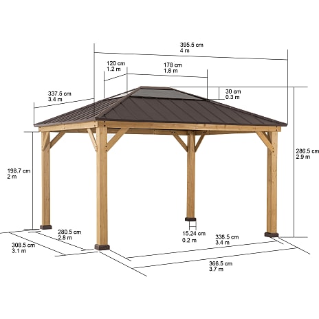 Pavillon Bruri 396x338cm