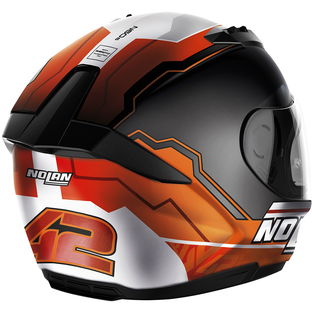 Nolan - Casque N60-6 Gemini Replica A. Rins Noir / Orange / Blanc