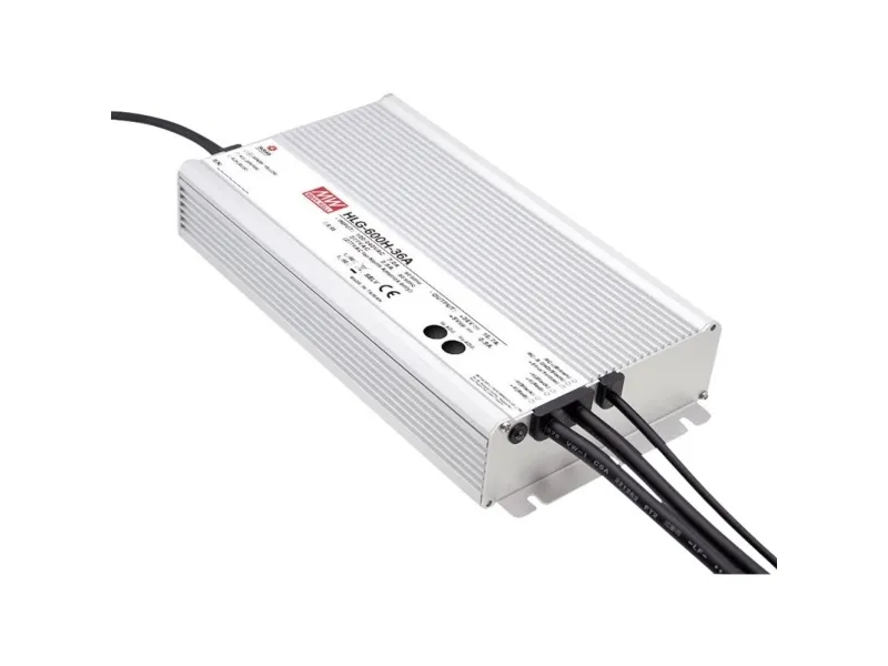 MEAN WELL HLG-600H-24B, Metallic, 90 - 305 V, 47 - 63 Hz, 144 mm, 48,5 mm, 280 mm