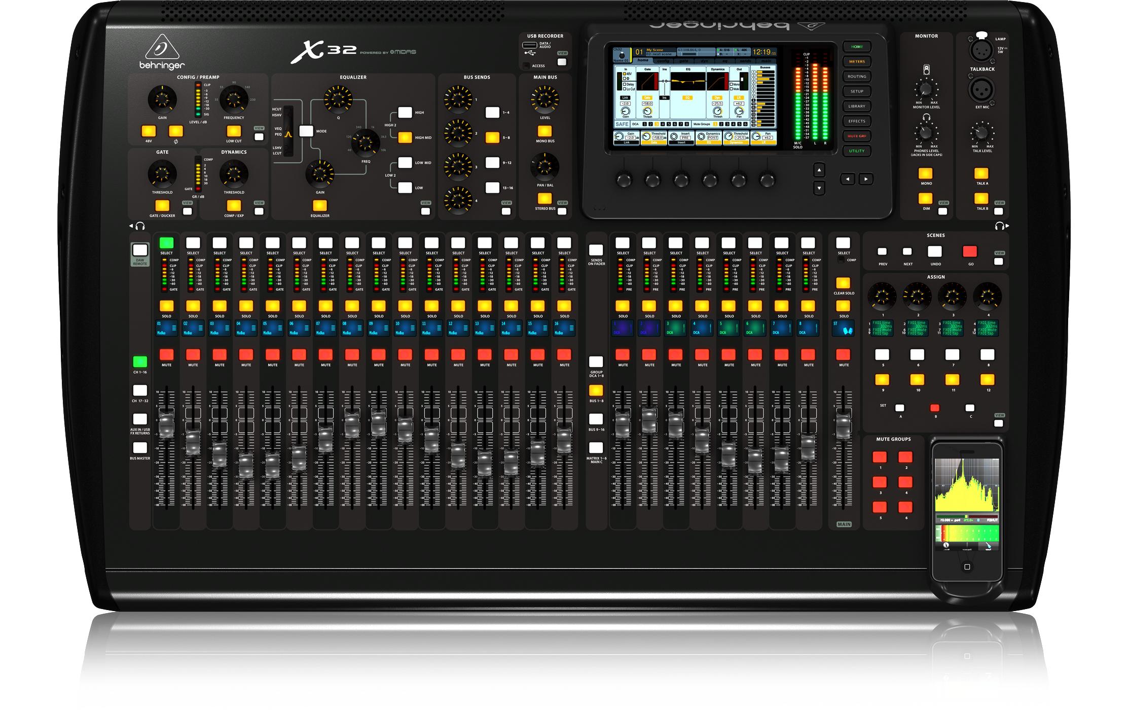 Mischpult X32<br>Digitales Mischpult
