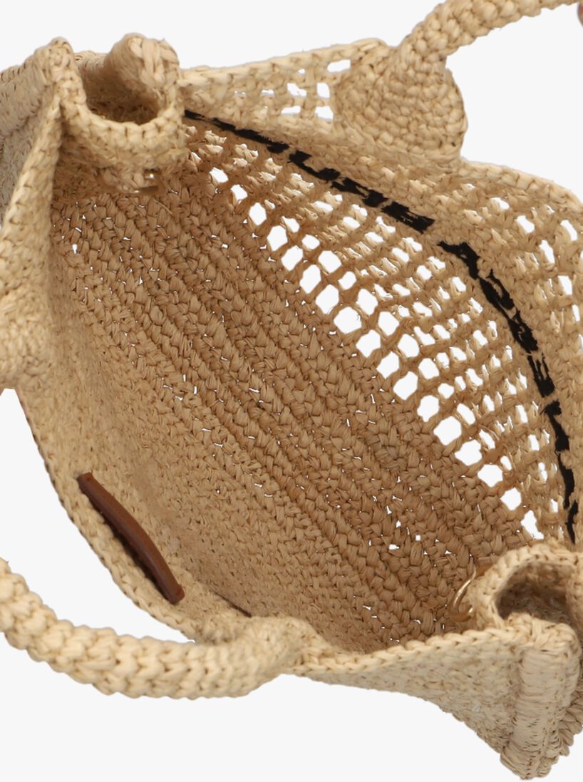 beige vanessa bruno handtas panier pm