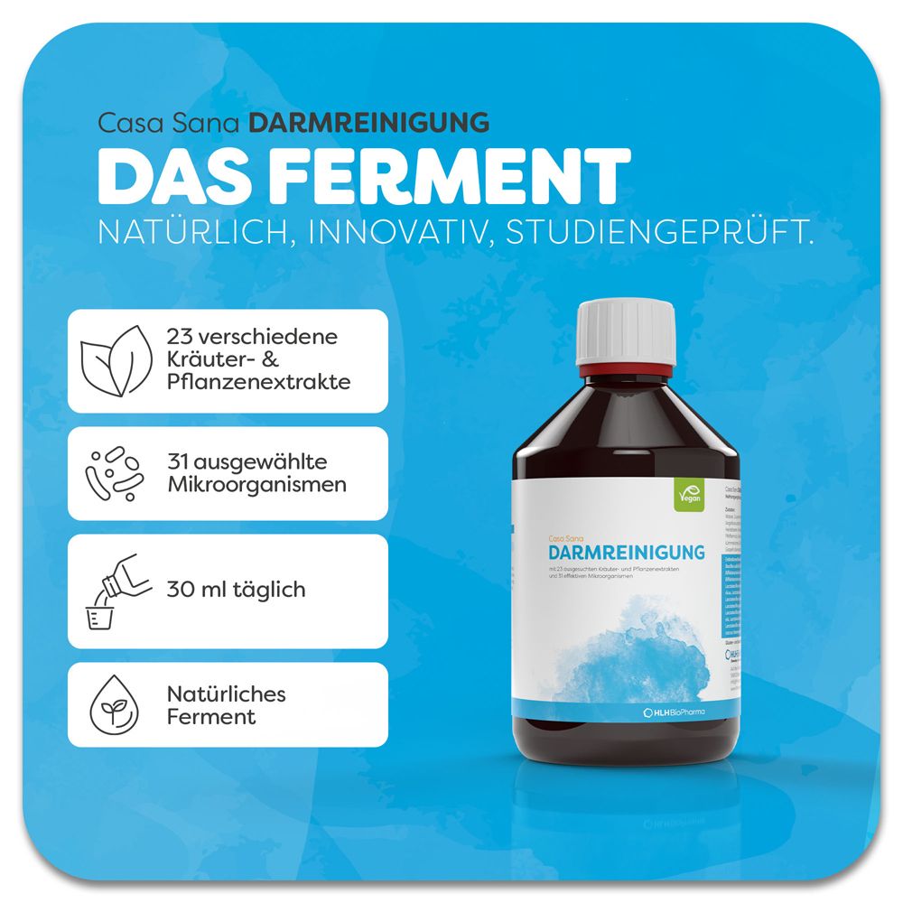 Casa Sana DARMREINIGUNG, Darmsanierung mit effektiven Mikroorganismen