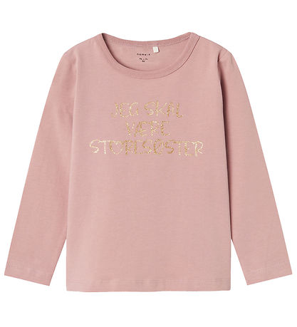 Name It Bluse - NmffSoster - Deauville Mauve m. Glimmer