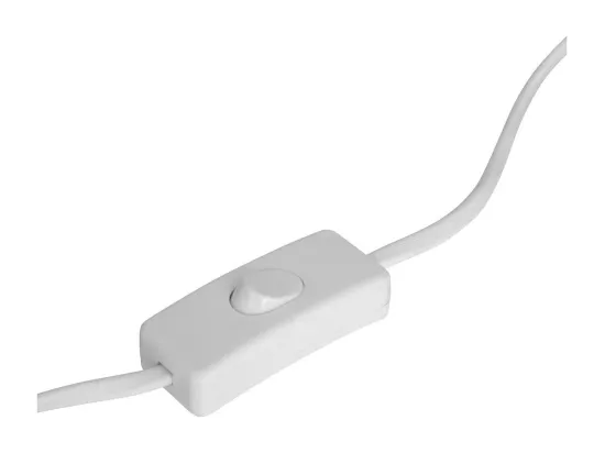 Lampe à poser en porcelaine Beige moucheté et abat-jour en Tetron coton H 38 cm