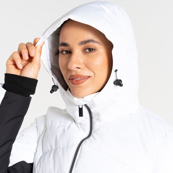 Veste de ski DARE 2B GLACIAL JKT WHITE/BLACK