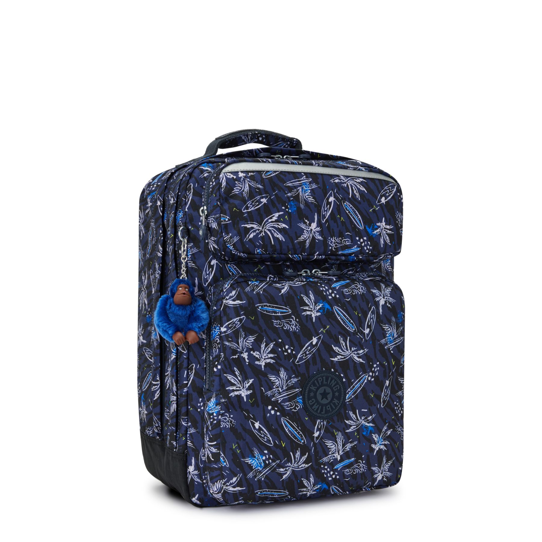 SCOTTY Grand Sac à Dos avec Housse pour Ordinateur Portable - Surf Sea Print