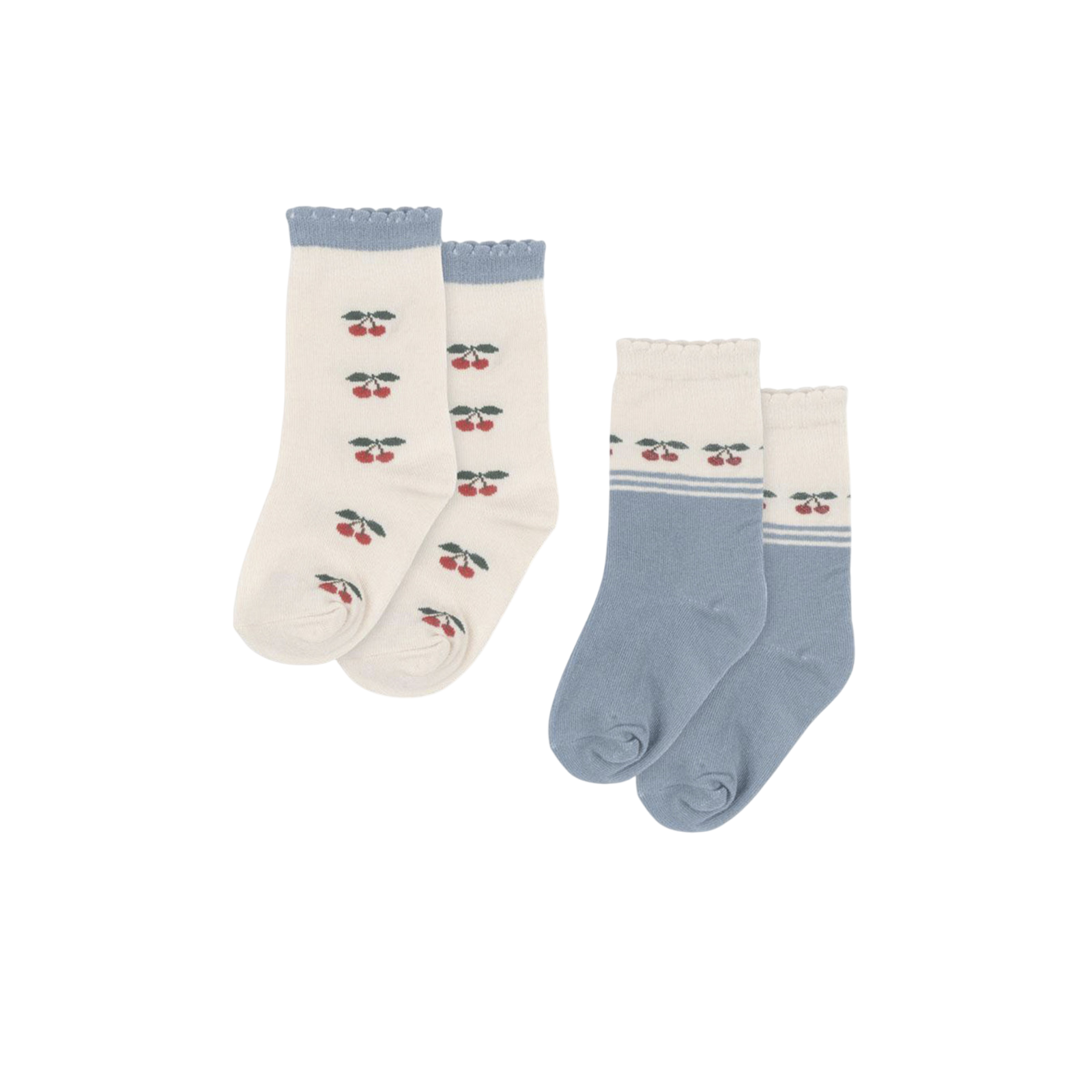 Socken Cherry 2er Set Cherry Mix