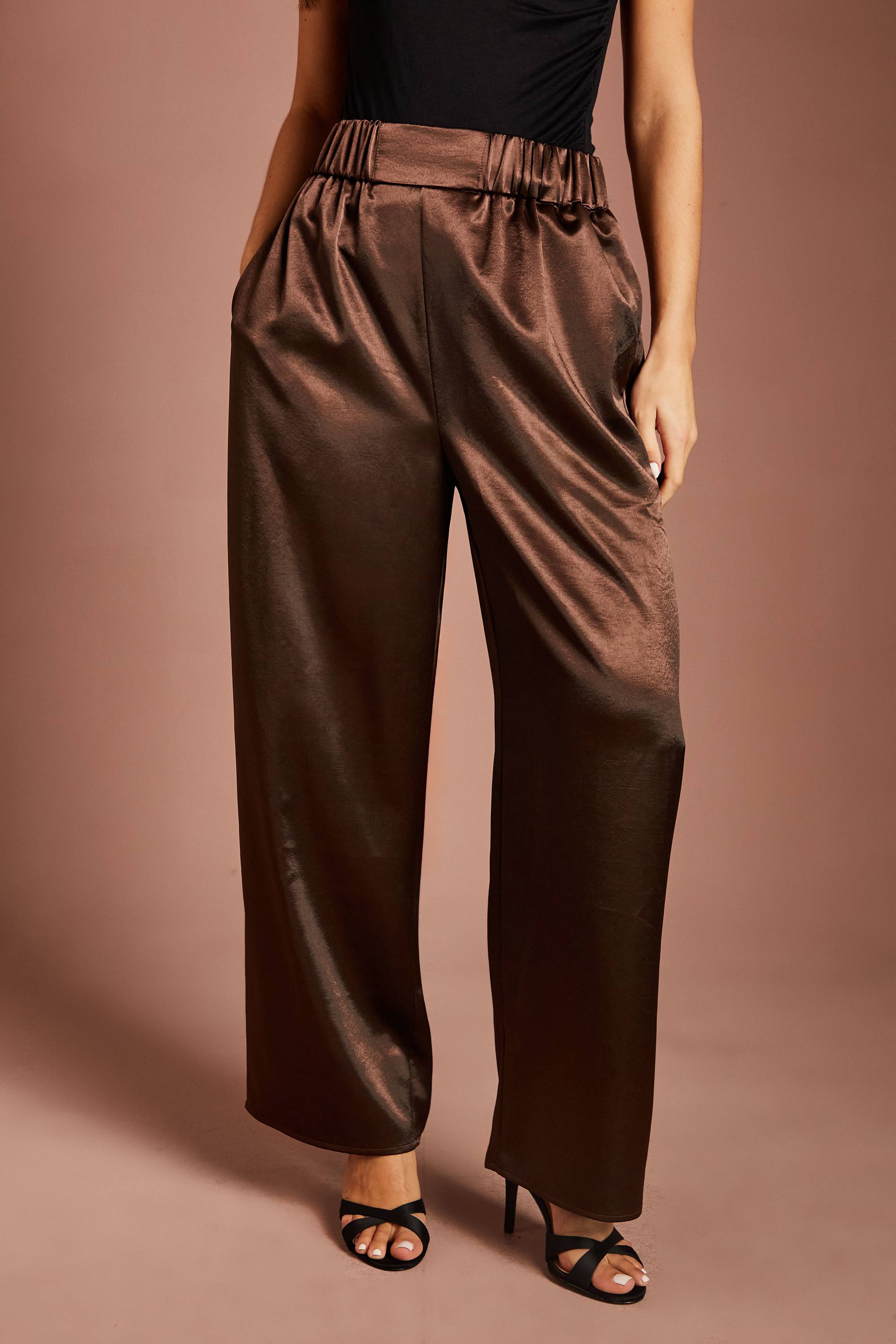 Coast Pantalon Large En Satin