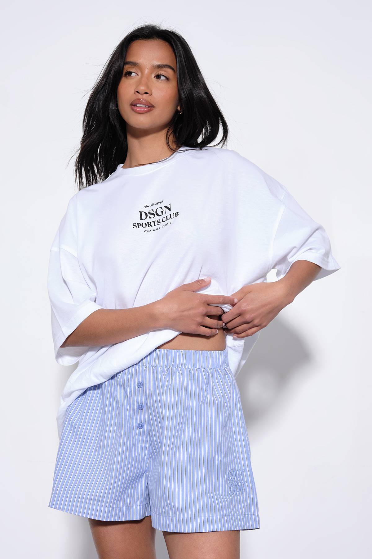 T-shirt Oversize À Imprimé Palmier Dsgn Studio