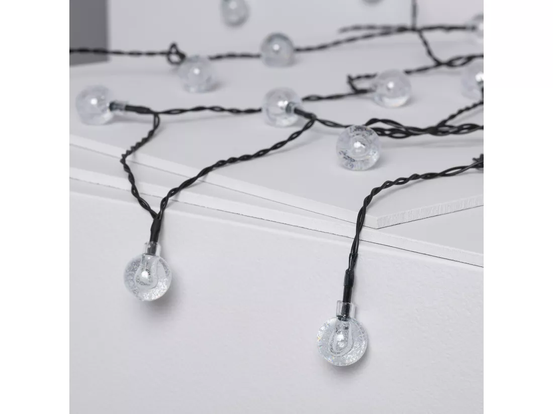 Guirlande LED Extérieure Solaire 30 Boules 5m RGB