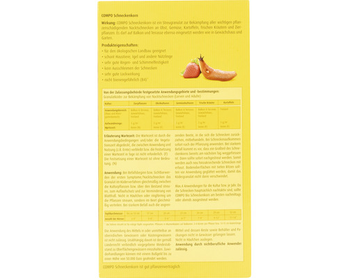 Slakkenkorrels COMPO 1100 g