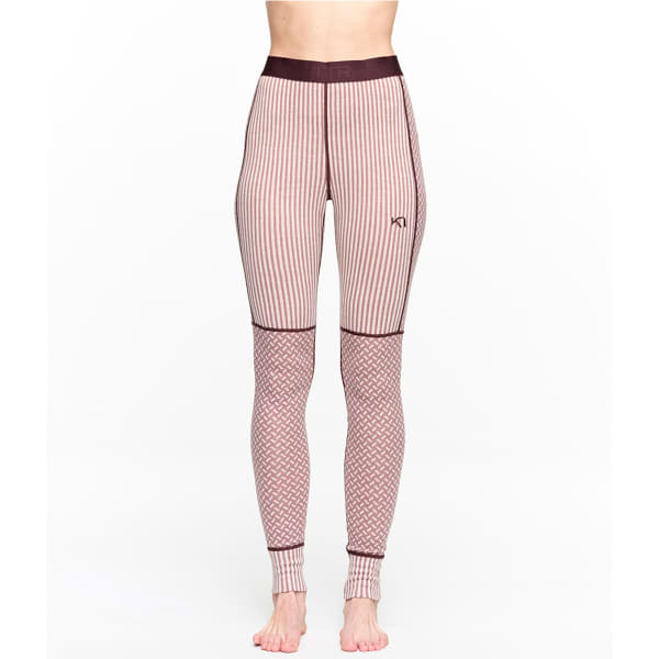Collant thermique KARI TRAA SMEKKER PANT TAUPE