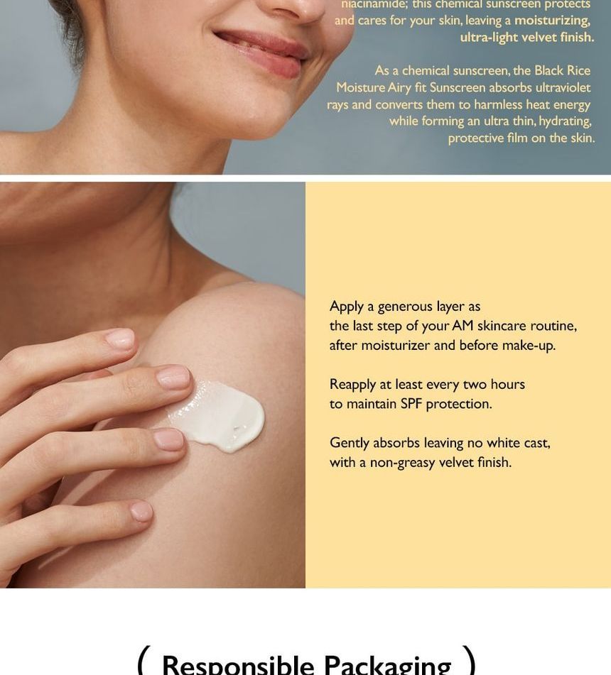 haruharu wonder - Black Rice Moisture Airyfit Sunscreen