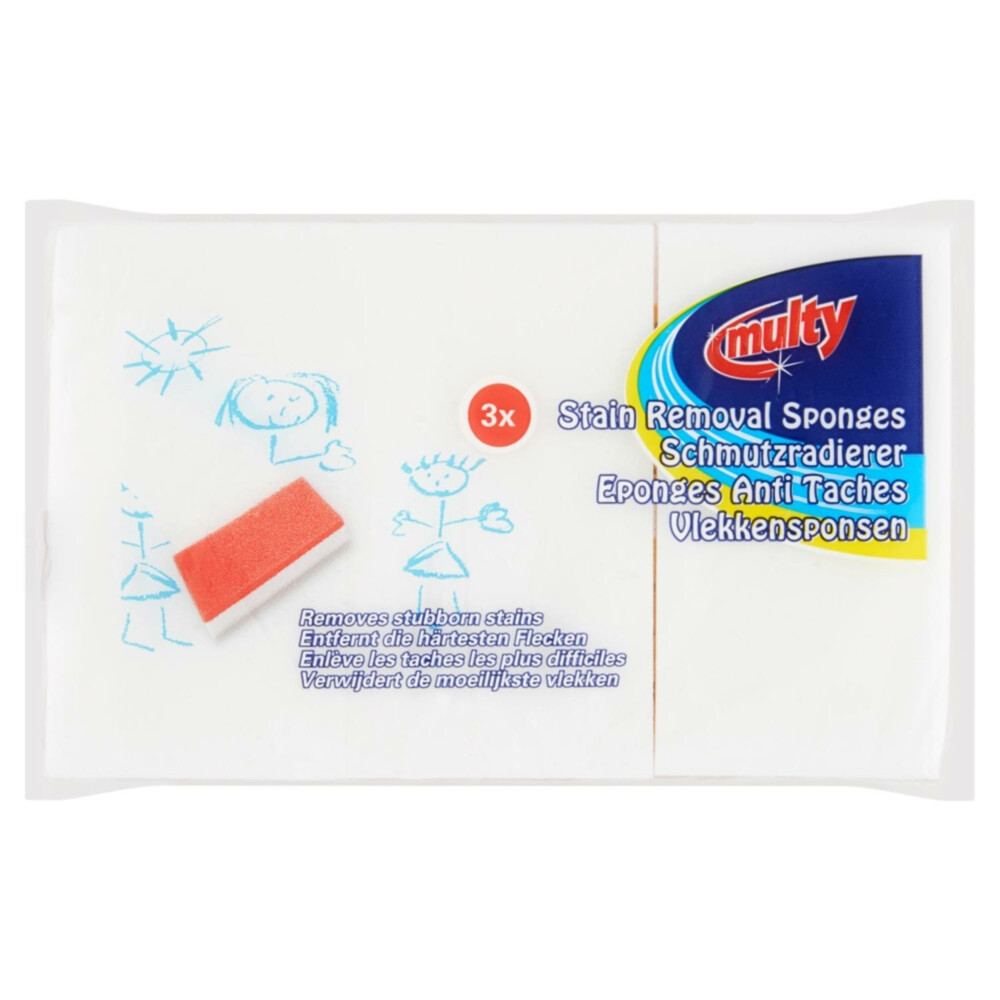 Multy Vlekkenspons 3 stuks