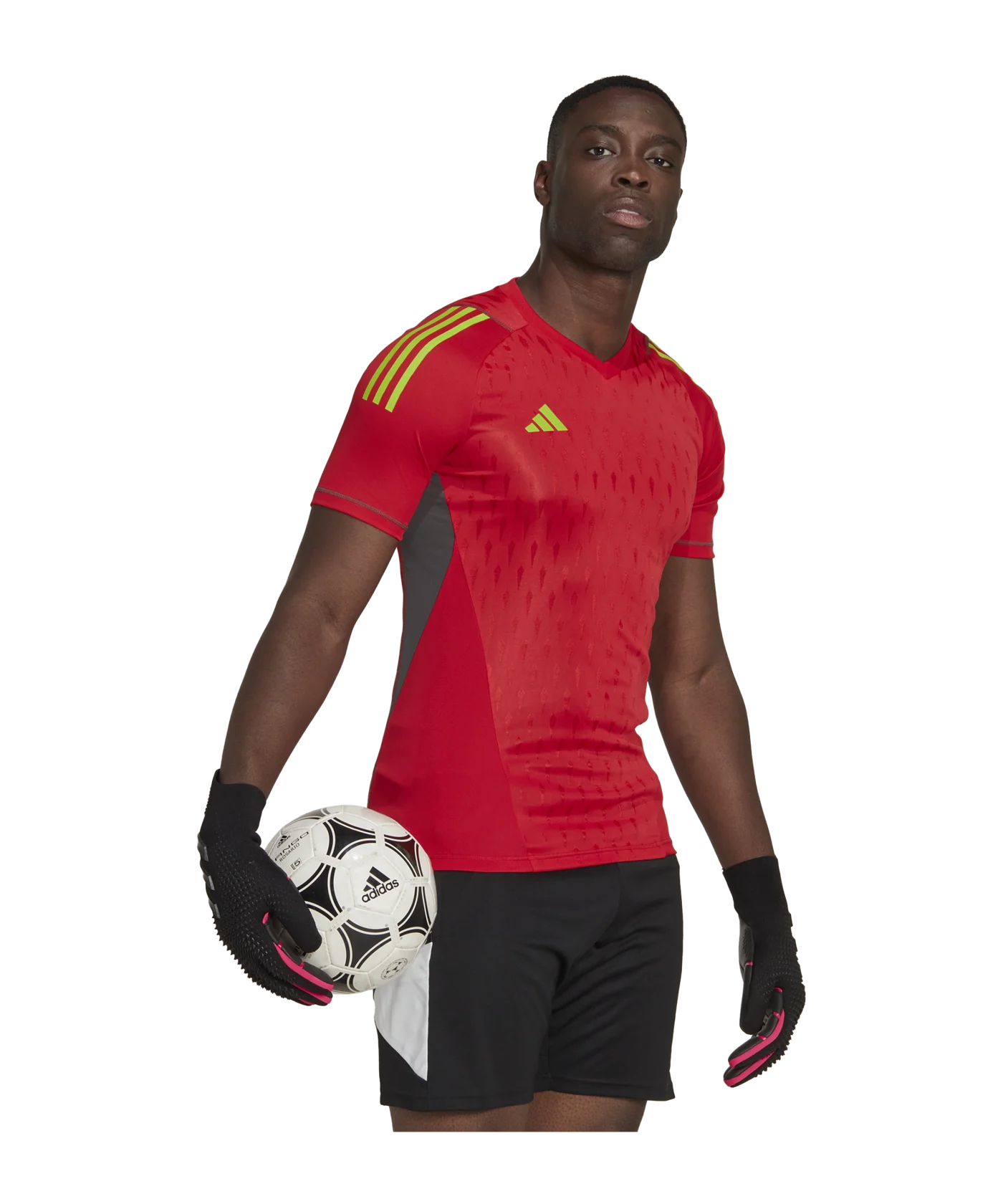 adidas Tiro 23 Pro Torwarttrikot Kurzarm Rot