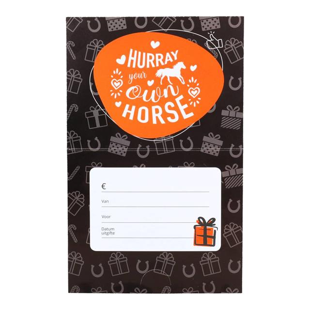 Cadeaubon Hoesje Eigen Pony/Paard