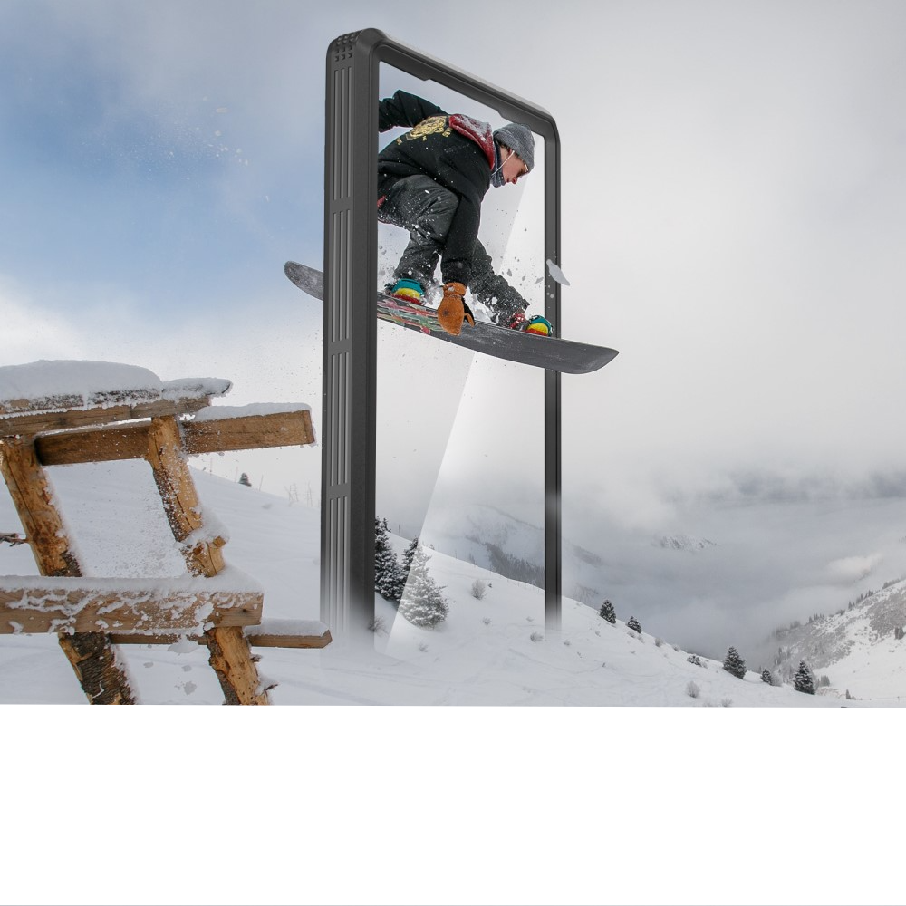 Samsung Galaxy S23 Ultra 5G Wasserfeste Outdoor Schutz Hülle (IP68) - Blau / Transparent