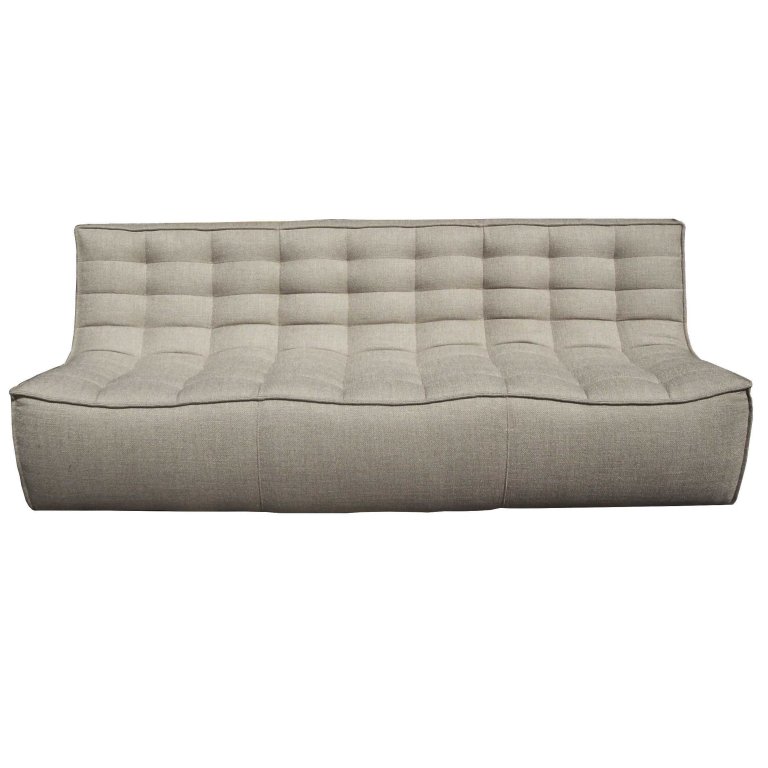 Ethnicraft N701 bank 3-zits beige