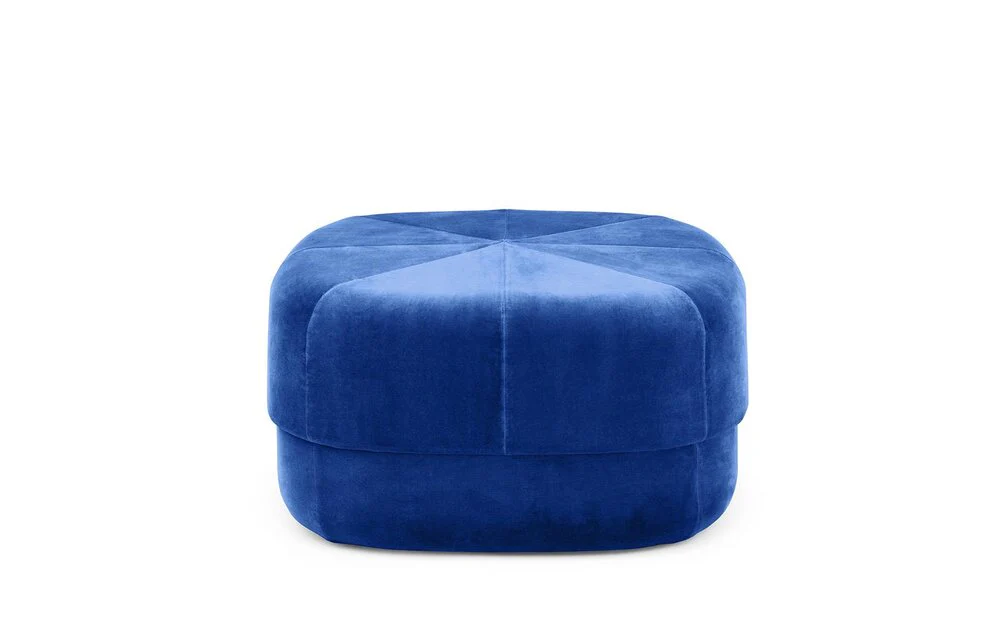 Normann Copenhagen  Circus puf, stor, Electric Blue - 35x65x65 cm