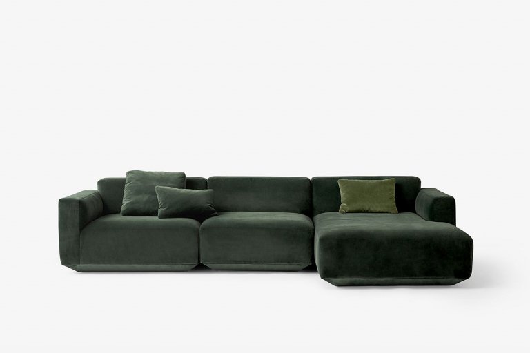 &tradition Develius bank 3-zits met chaise longue links Karakorum 003