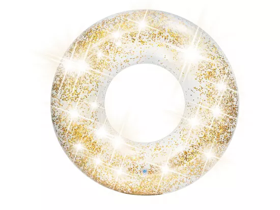 Bouée gonflable Paillettes Or Ø 119 cm - Intex