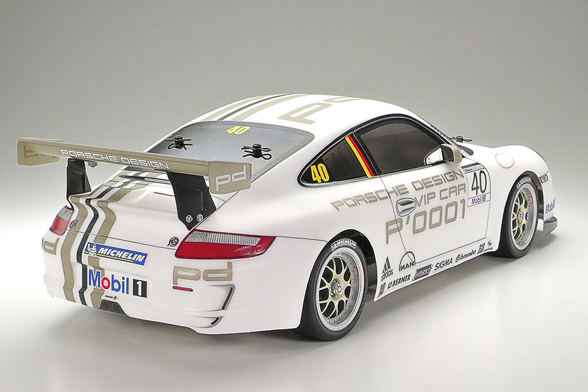 Tamiya - Rc Porsche 911 Gt3 Cup Vip 2008 Tt-01 E Fjernstyret Bil Byggesæt - 1:10 - 47429
