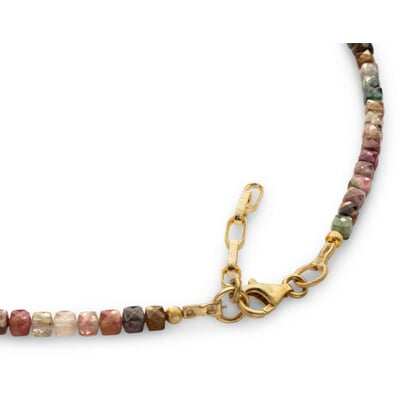 Turmalin-Collier, Rosé-Grün