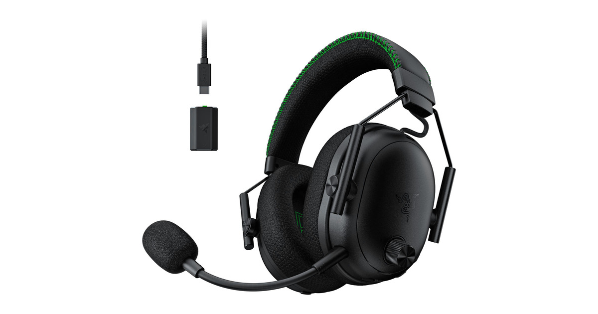 RazerBlackShark V3 Pro voor Xbox over-ear gaming headset  (Zwart, Pc, Xbox Series X|S, Xbox One)