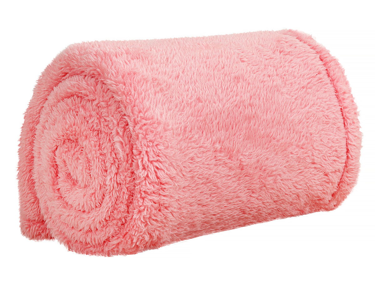 DoubleDry Teddy 130 x 170 cm plaid - Pink