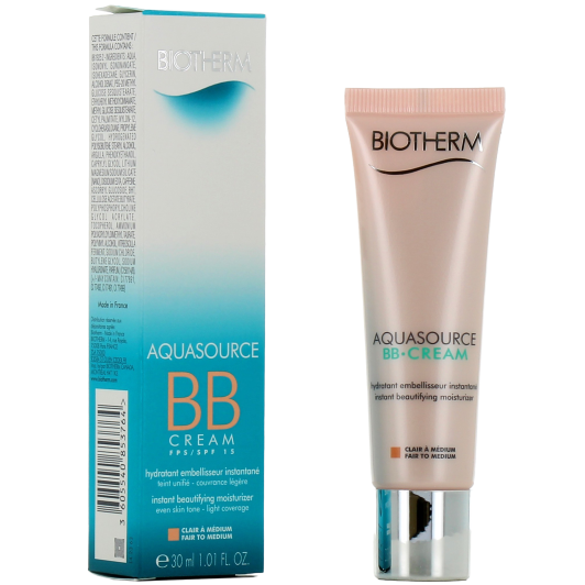 BB crème Aquasource Biotherm - Peaux claires et dorées