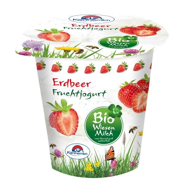 Iogurte Bio Morango Com Leite De Pastagem