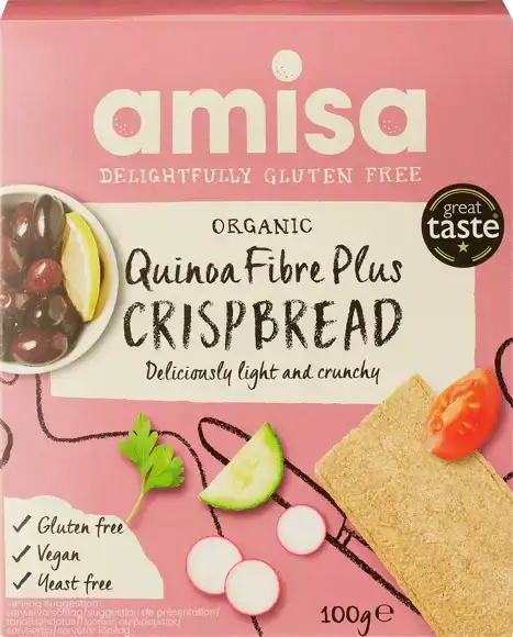 Glutenvrije vezelrijke quinoacrackers