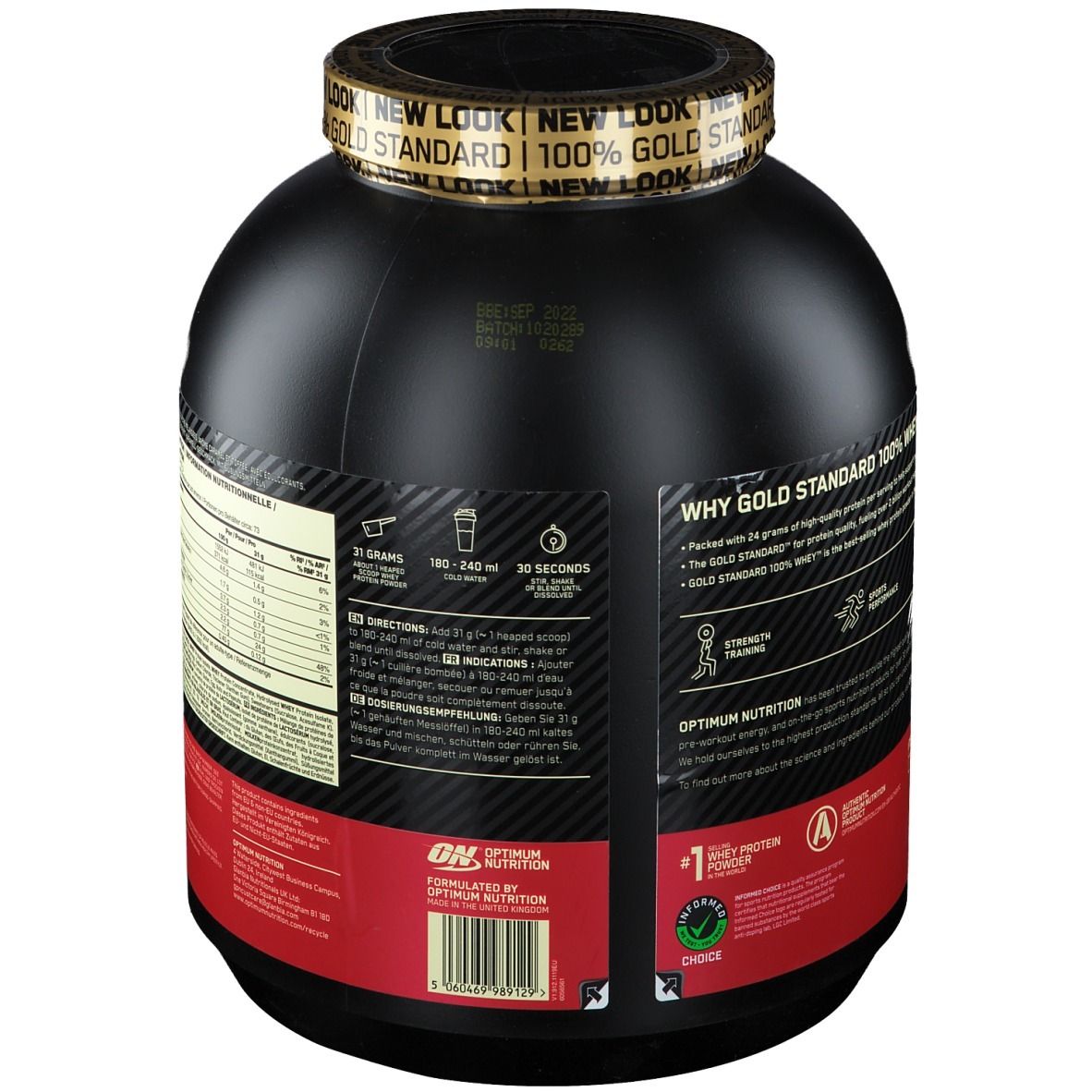 Optimum Nutrition 100% Whey Gold Standard Caramel Toffee Fudge
