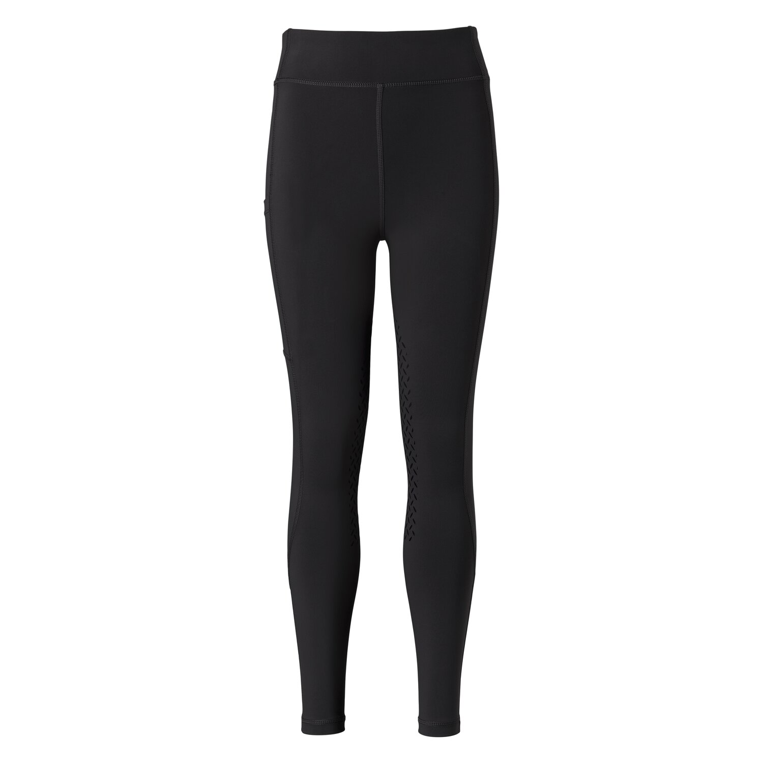 black forest kids Grip-Halbbesatz-Reitleggings  - black
