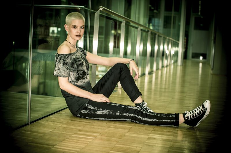 Jean Stretch Rayé | Rock Rebel by EMP Jean