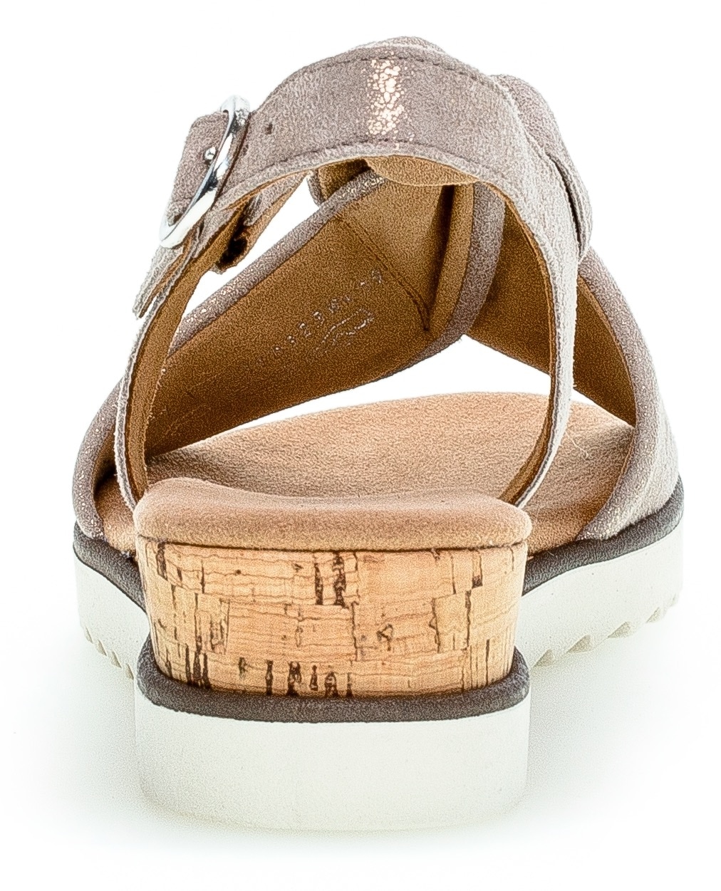 Gabor Keilsandalette »GENUA«  , Sommerschuh, Sandale, Keilabsatz, mit Metallic-Effekt