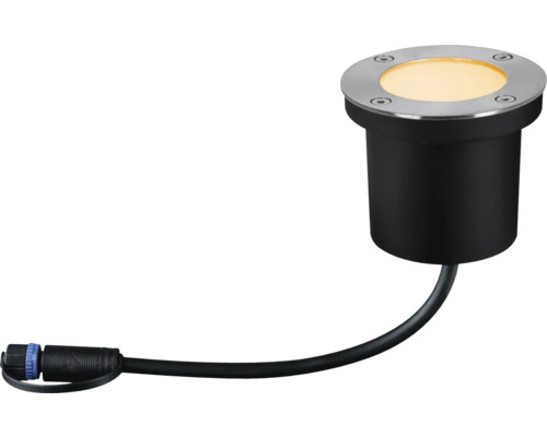 Paulmann Plug & Shine LED-vloerinbouwlamp, enkelvoudig, insectenvriendelijk, 4,5W, 180 lm, 2200 K, antraciet, 230/24 V