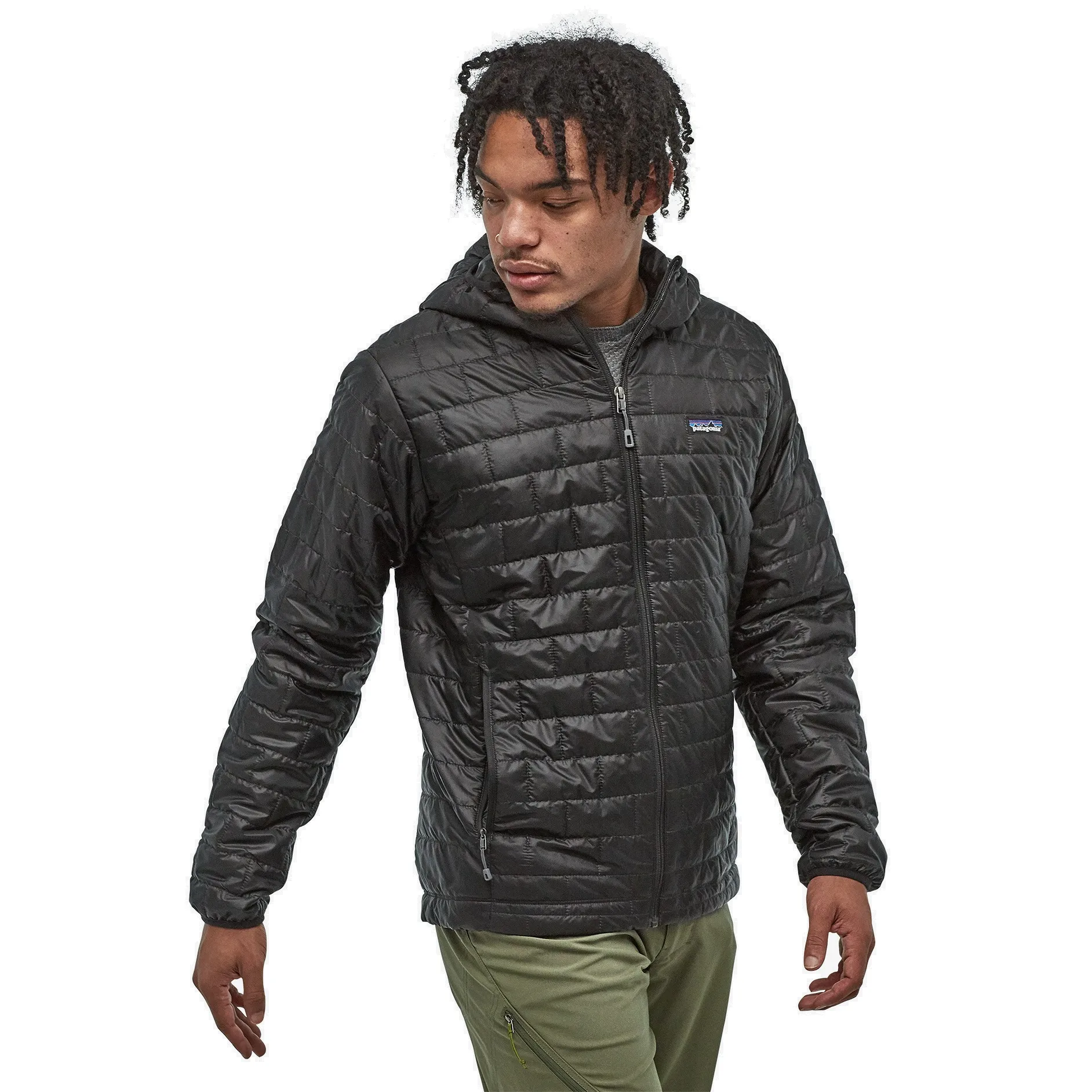 Patagonia Men's Nano Puff Hoody Black