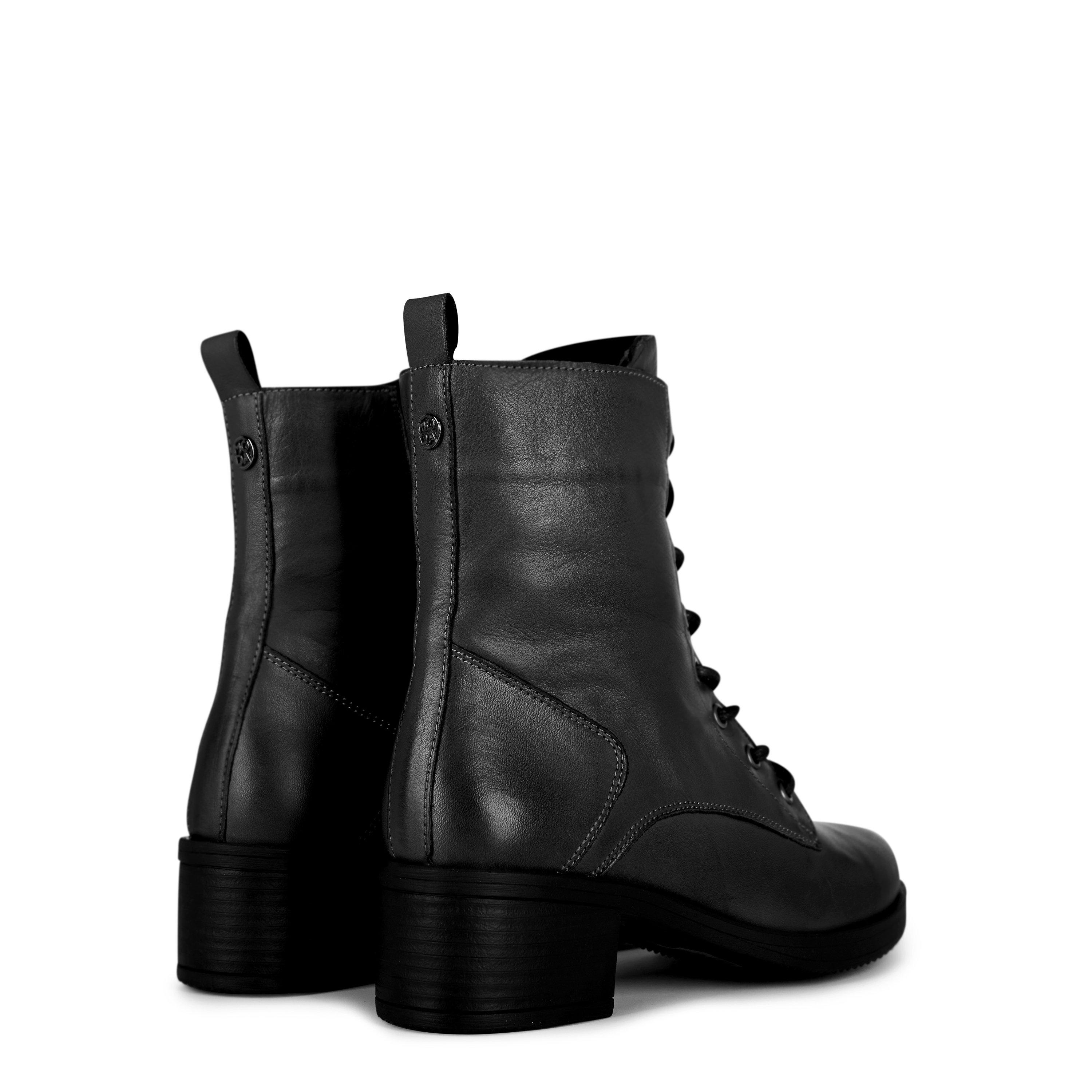 Moda in Pelle Calia Leather Biker Boots