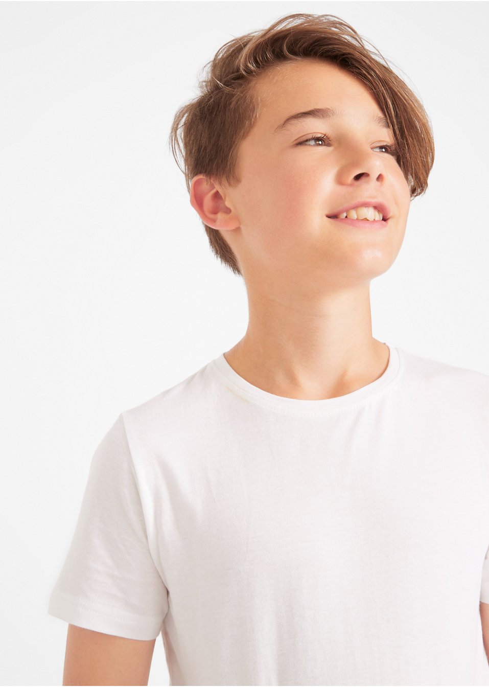 Lot de 3 T-shirts basiques garçon en coton